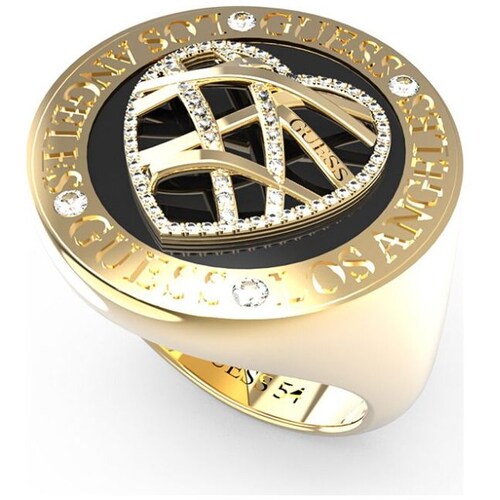 Anillo Heart Cage Dorado para Mujer Guess