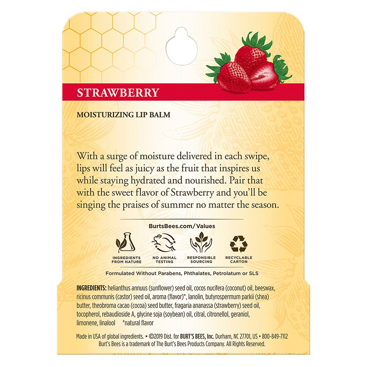 Bálsamo Labial Strawberry In Blister Box image number 4