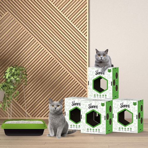 Arena para Gato Skoon 2 Pack Inova