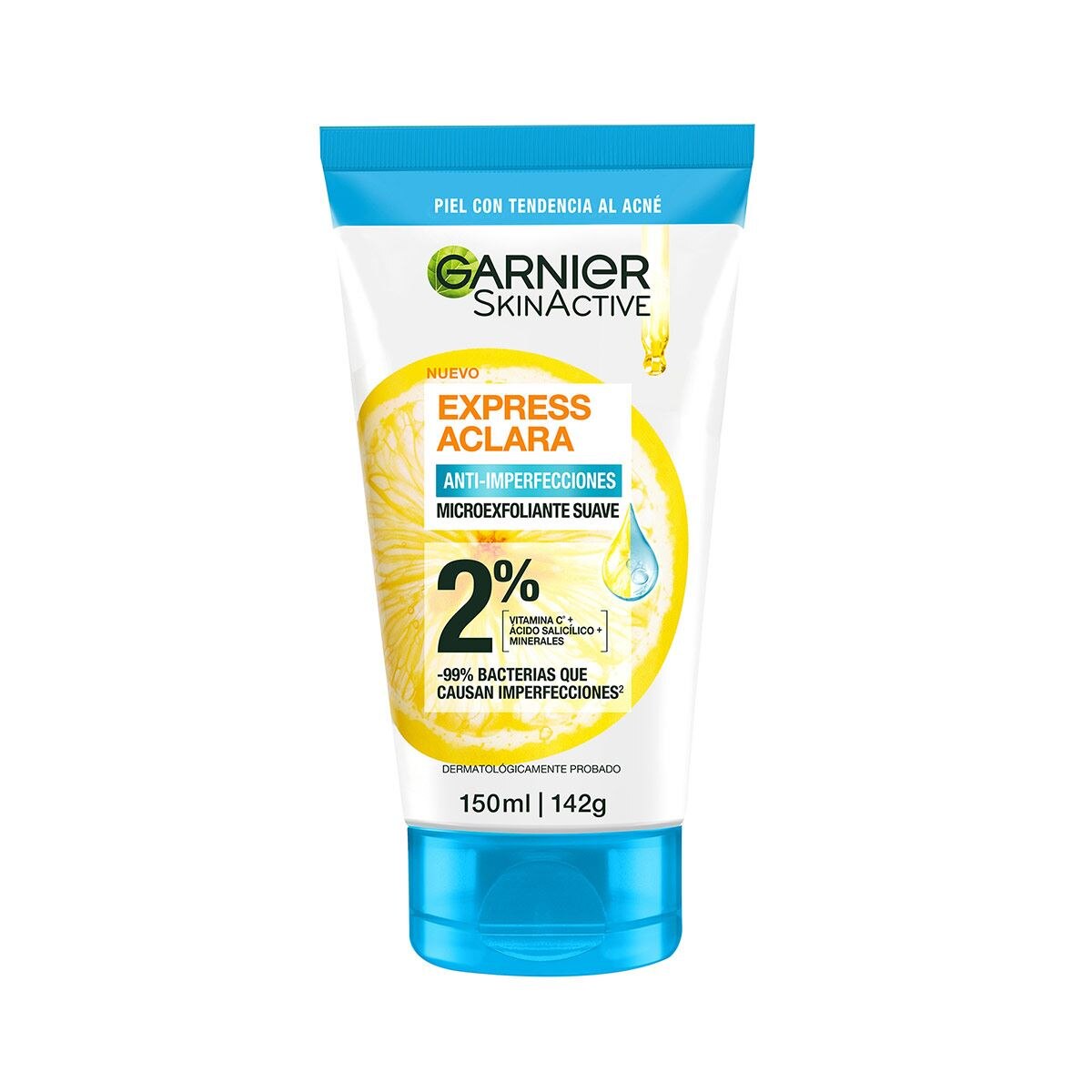 Garnier Express Exfoliante Facial Aclara Anti Acné de 150 ml image number 0