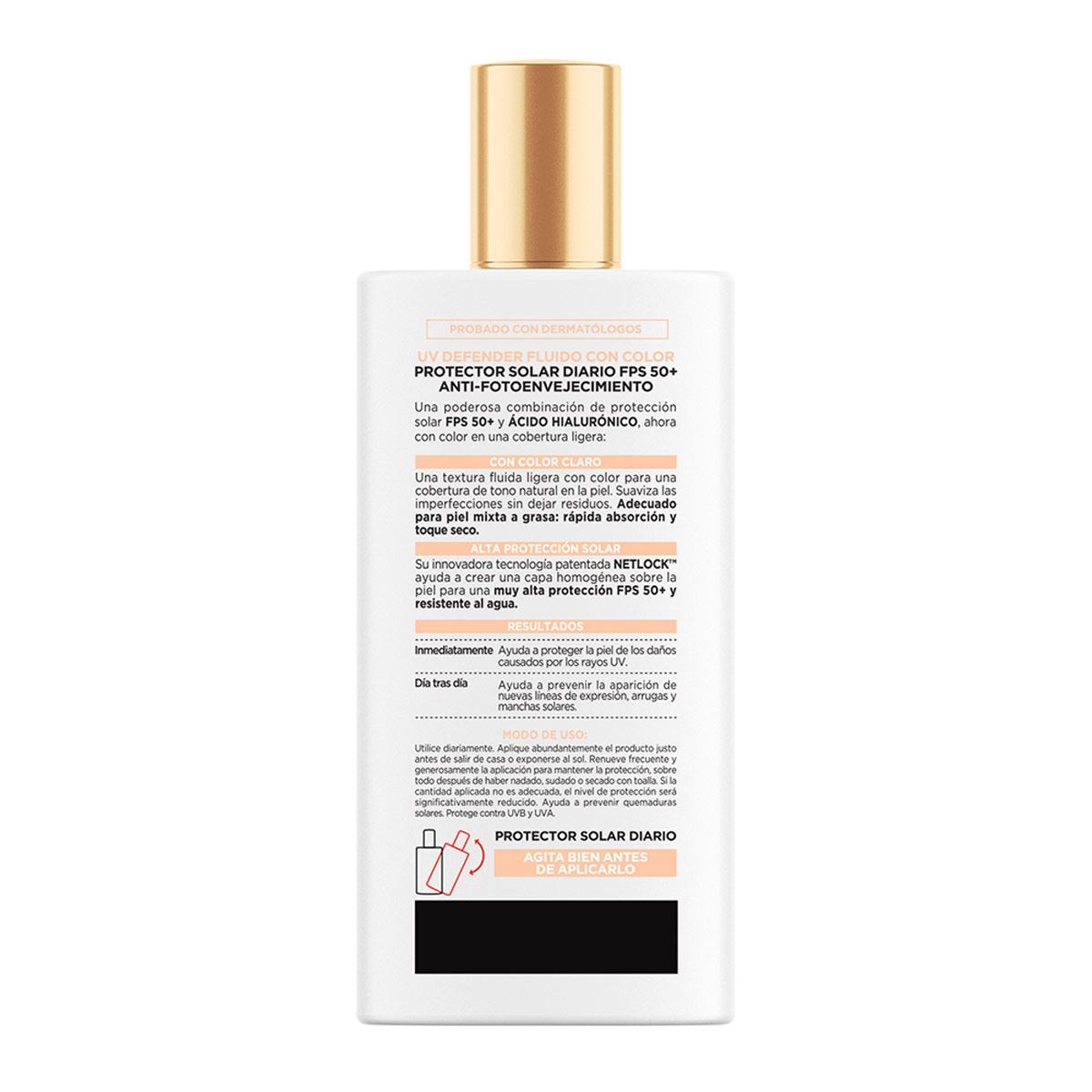 L'Oréal Paris Protector Solar Diario Uv Defender Fluido Invisible Tono Claro Fps 50+ Skin image number 11