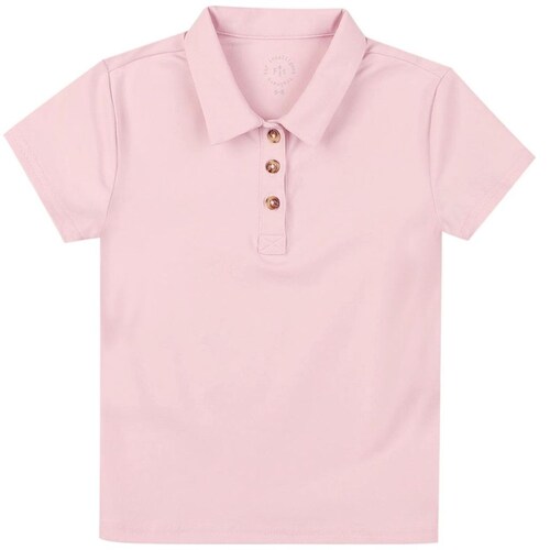 Playera Polo para Niña Fit