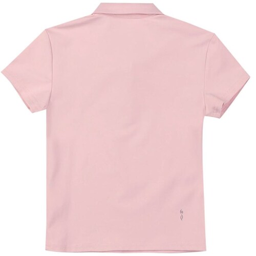 Playera Polo para Niña Fit