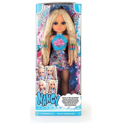 Muñeca Nancy un Dia con Trenzas Rubia