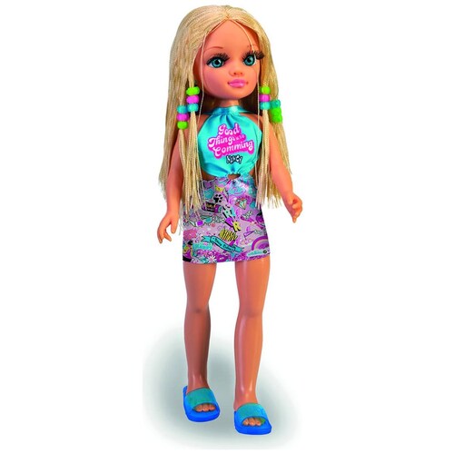 Muñeca Nancy un Dia con Trenzas Rubia