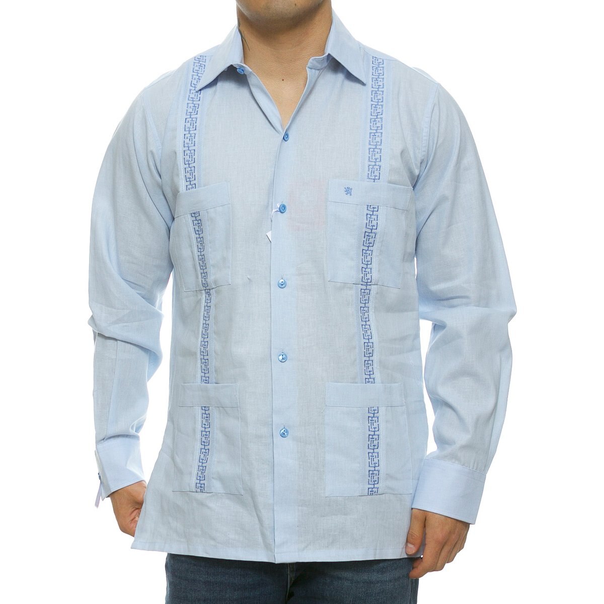 Guayabera Ml 55 Lino 45 Alg Manchester 1344Y