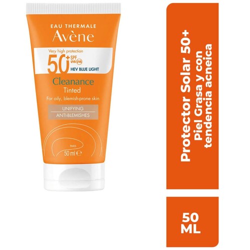 Avène Cleanance Solar Fps 50+ con Color 50Ml