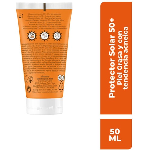 Avène Cleanance Solar Fps 50+ con Color 50Ml