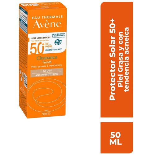 Avène Cleanance Solar Fps 50+ con Color 50Ml