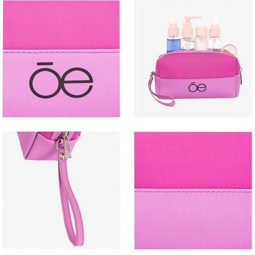 Cosmetiquera Cloe Cierre Sencillo Color Rosa Modelo 4Csci22977Ros