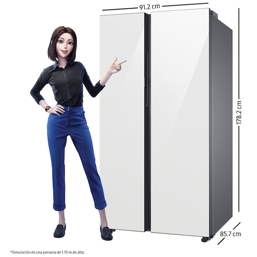 Refrigerador Duplex Bespoke Rs28Cb760A12Em Sbs 28Ft