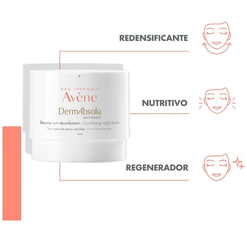 Dermabsolu Bálsamo de Noche Regenerador Crema Anti Edad Piel Sensible Avène