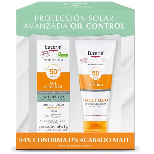 Pack Sun Oil Control Face + Mini Oil Control Corporal