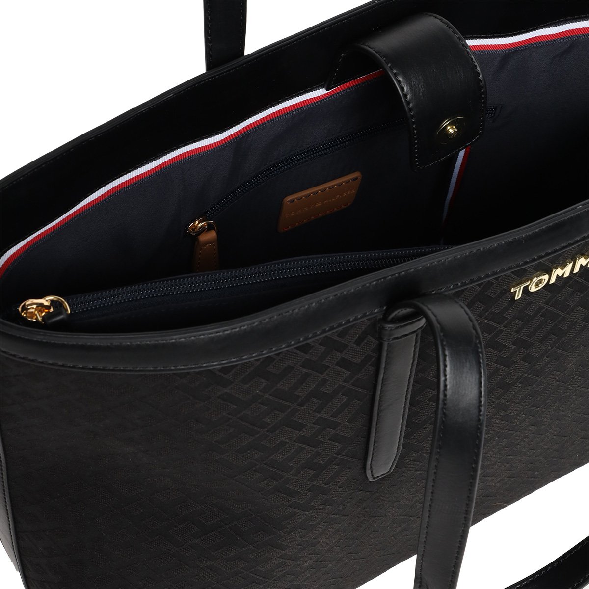 Tote Tommy Hilfiger Color Negro