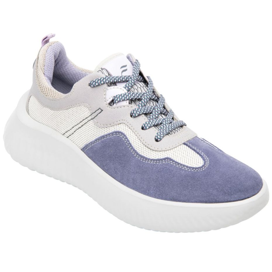 Tenis de Agujeta con Gamuza Lila Flexi