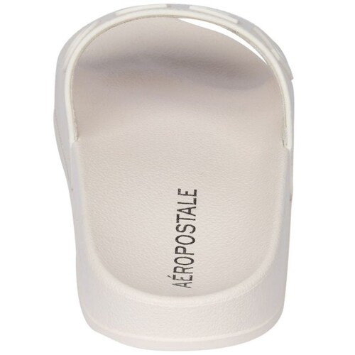 Sandalia con Logo Grabado Blanca Aeropostale