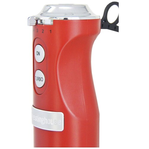 Licuadora Retro Roja de Mano Westinghouse