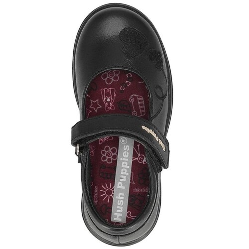 Zapato Escolar para Niña 14-19 Negro Hush Puppies