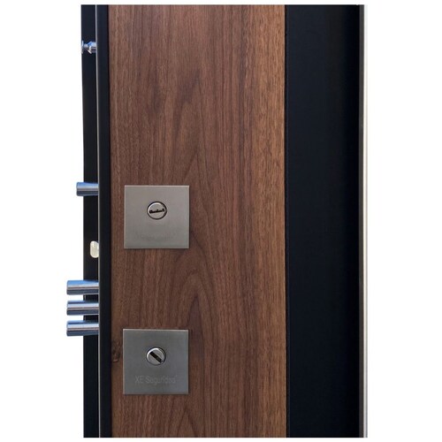 Puerta de Segurdad Xe Rio con Fijo 120*213 Apertura Derecha Acero+ Madera Xe Seguridad