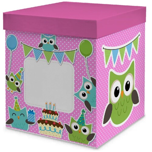 Caja 30 X 30 Cumpleaños Dama Cigama