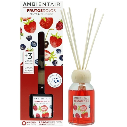 Difusor Mikado de 100Ml Aroma Frutos Rojos Ambientair