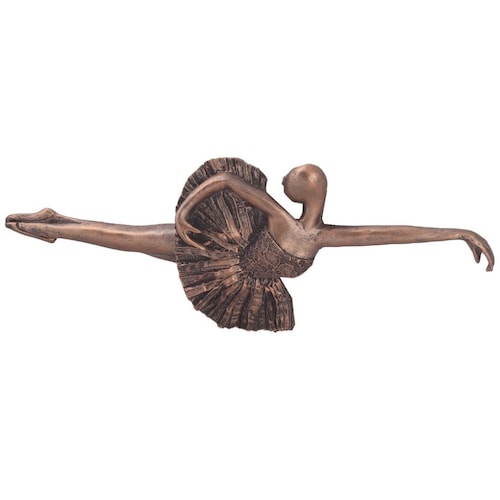Home Nature Figura Decorativa de Pared Bailarina de Ballet 38*14.5*4.5