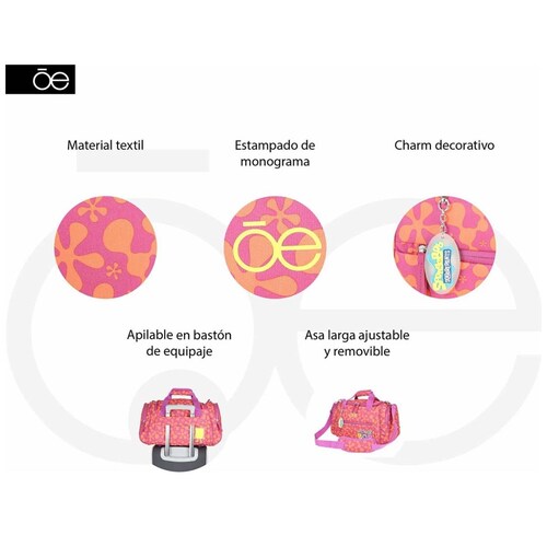 Duffle Bag Bob Esponja Magenta Cloe