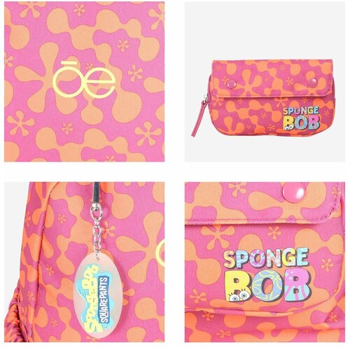 Backpack Porta Lap Bob Esponja 15 Magenta Cloe