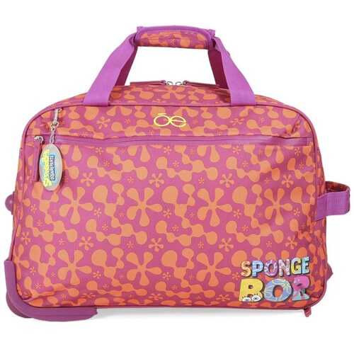 Duffle Rodante Bob Esponja  Magenta Cloe