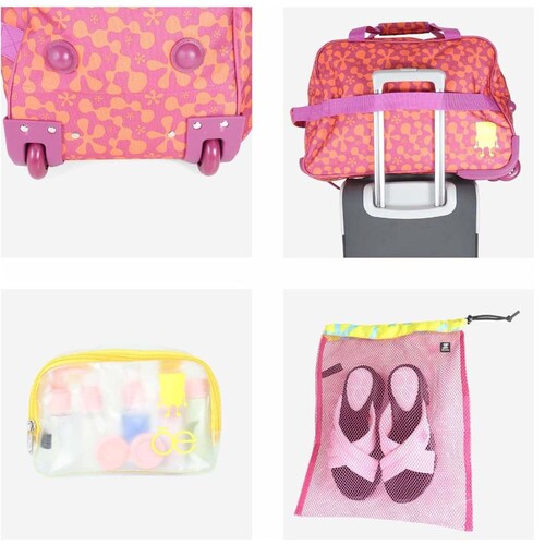 Duffle Rodante Bob Esponja  Magenta Cloe