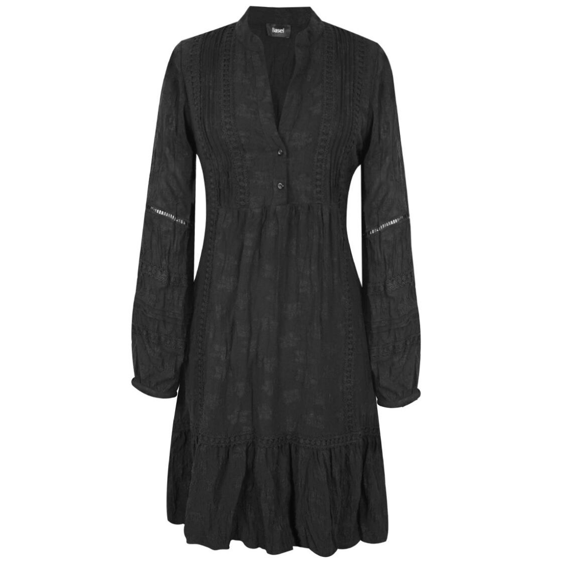 Vestido de chiffon con mangas de obispo y lazo con escote en V Sandía Tallas Grandes