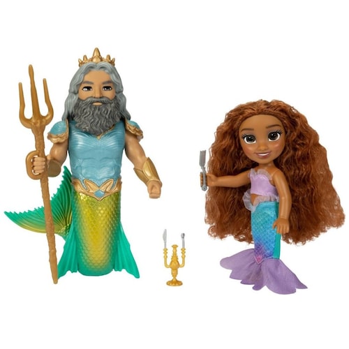 Ariel Y el Rey Triton de la Pequeña Sirenita  Live Action