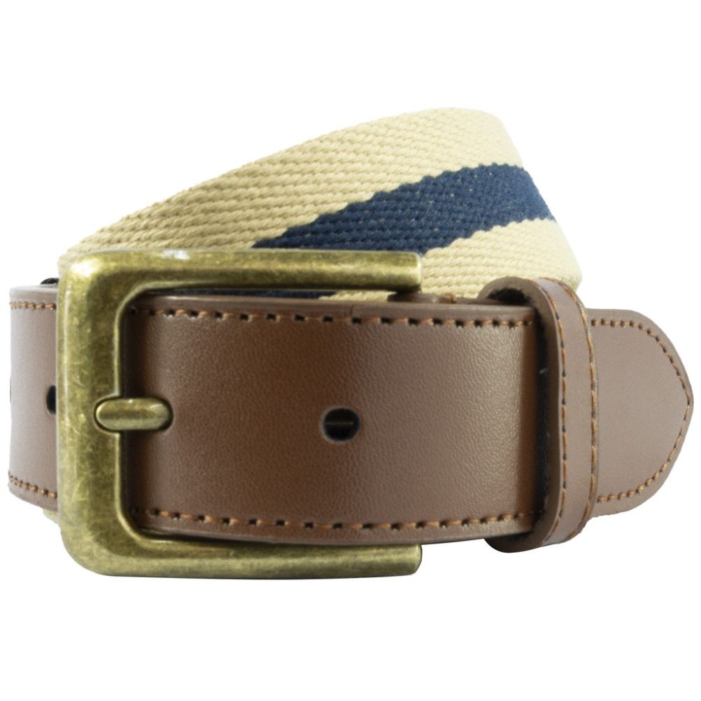Cinturón para Hombre Strech Tela Piel Ferrioni