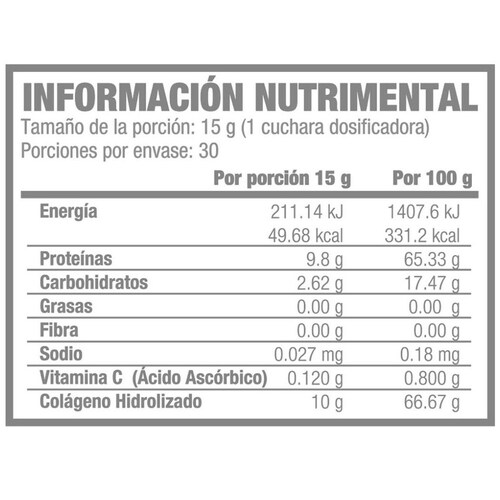 Colágeno Hidrolizado Life 180 Sabor Chocolate de 450Gr