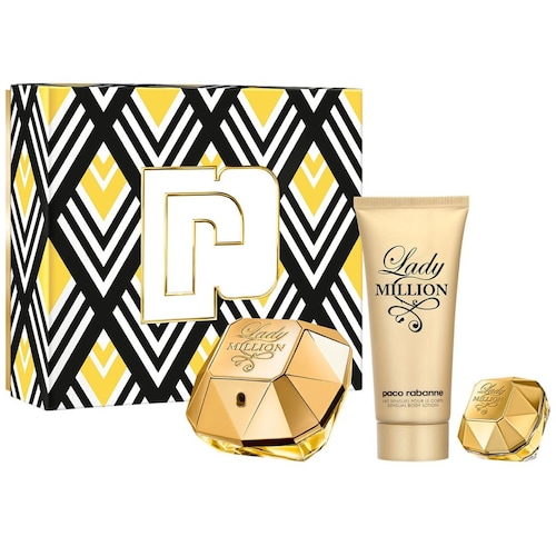 Paco Rabanne Lady Million Set para Mujer Perfume Edp 80Ml Body