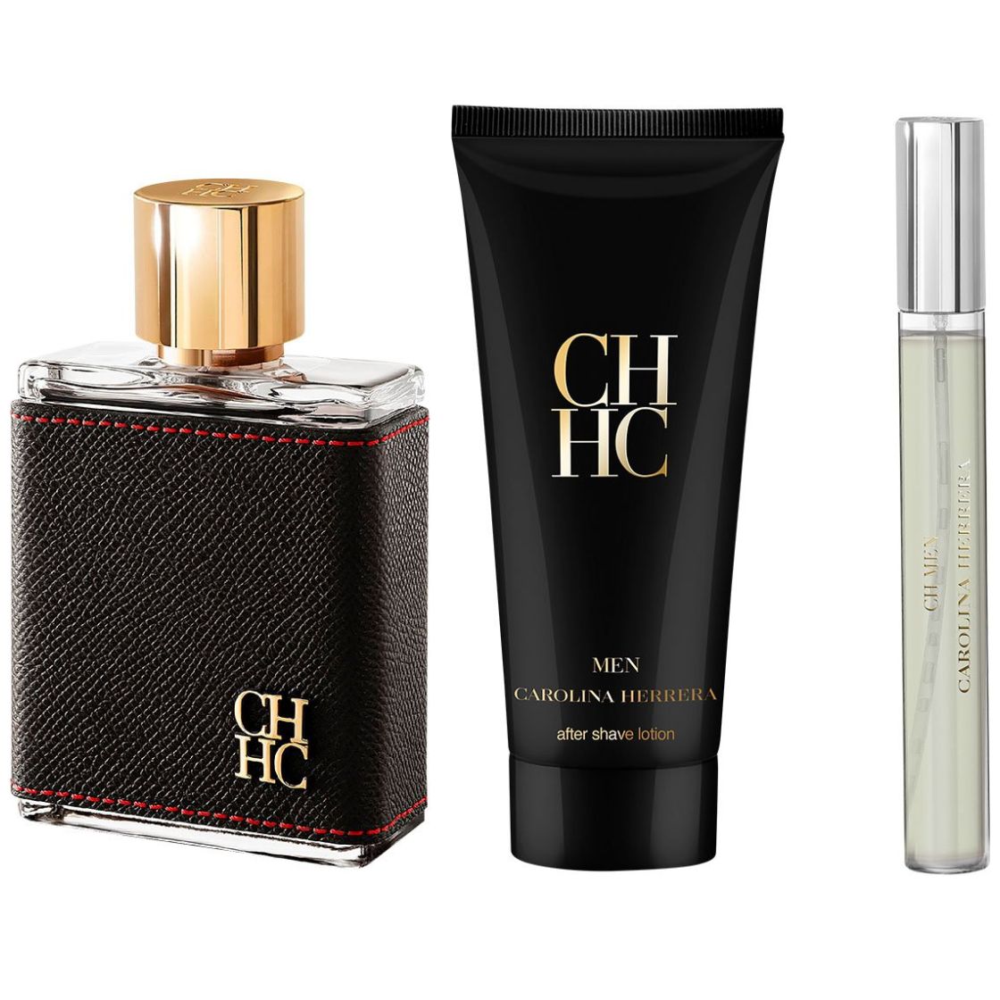 Carolina Herrera Ch Men Set para Hombre Perfume Edt 100Ml After