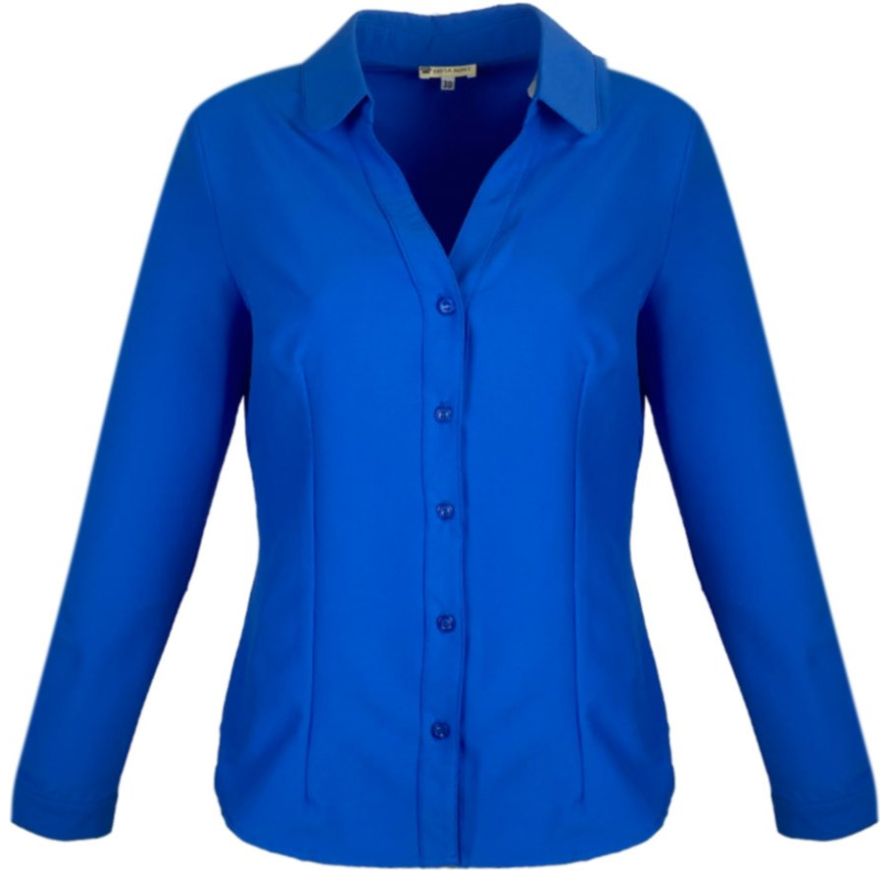 Blusa B sica Azul Rey Pavla Mint para Mujer