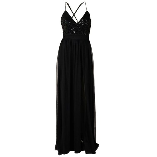 Vestido Largo de Fiesta Diseño Combinado para Mujer Noshe