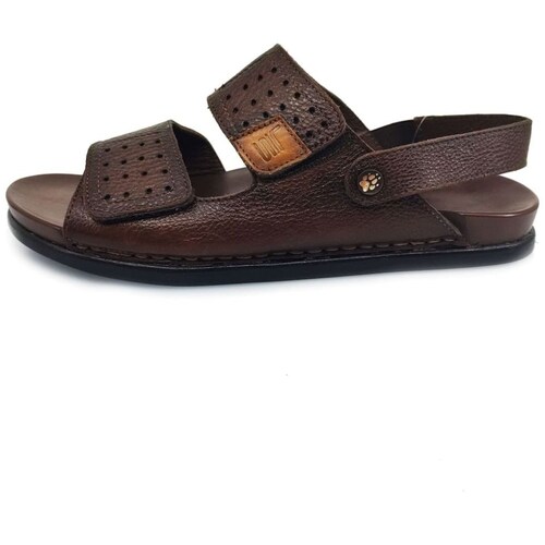 Sandalia para Hombre con Velcro de Piel Lobo Solo