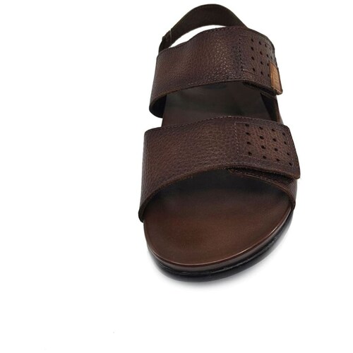 Sandalia para Hombre con Velcro de Piel Lobo Solo