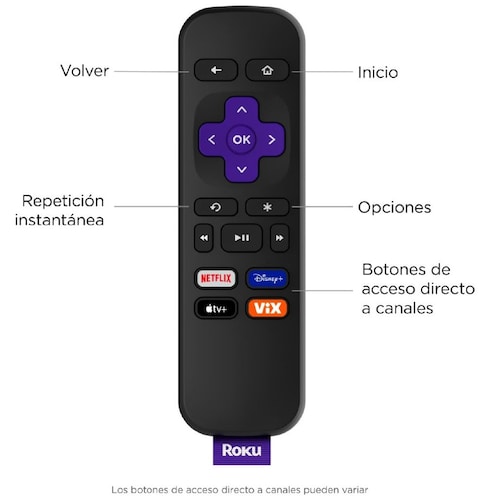 Roku Express 4K | Dispositivo de Streaming Hd, 4K y Hdr Que Incluye Control Remoto Sencillo.