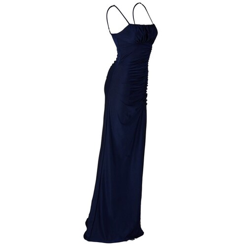 Vestido Largo de Fiesta con Abertura para Mujer Noshe