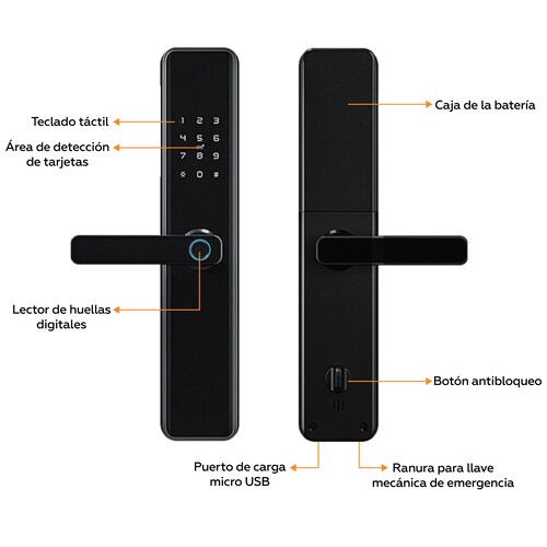 Cerradura Inteligente Xe Ci500Btne Xe Seguridad