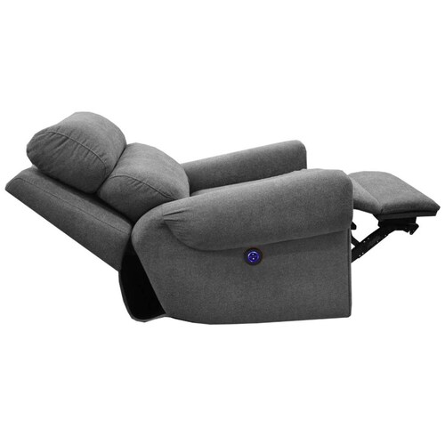 Sillón Reclinable Eléctrico Cleo Gris Muebles Liz
