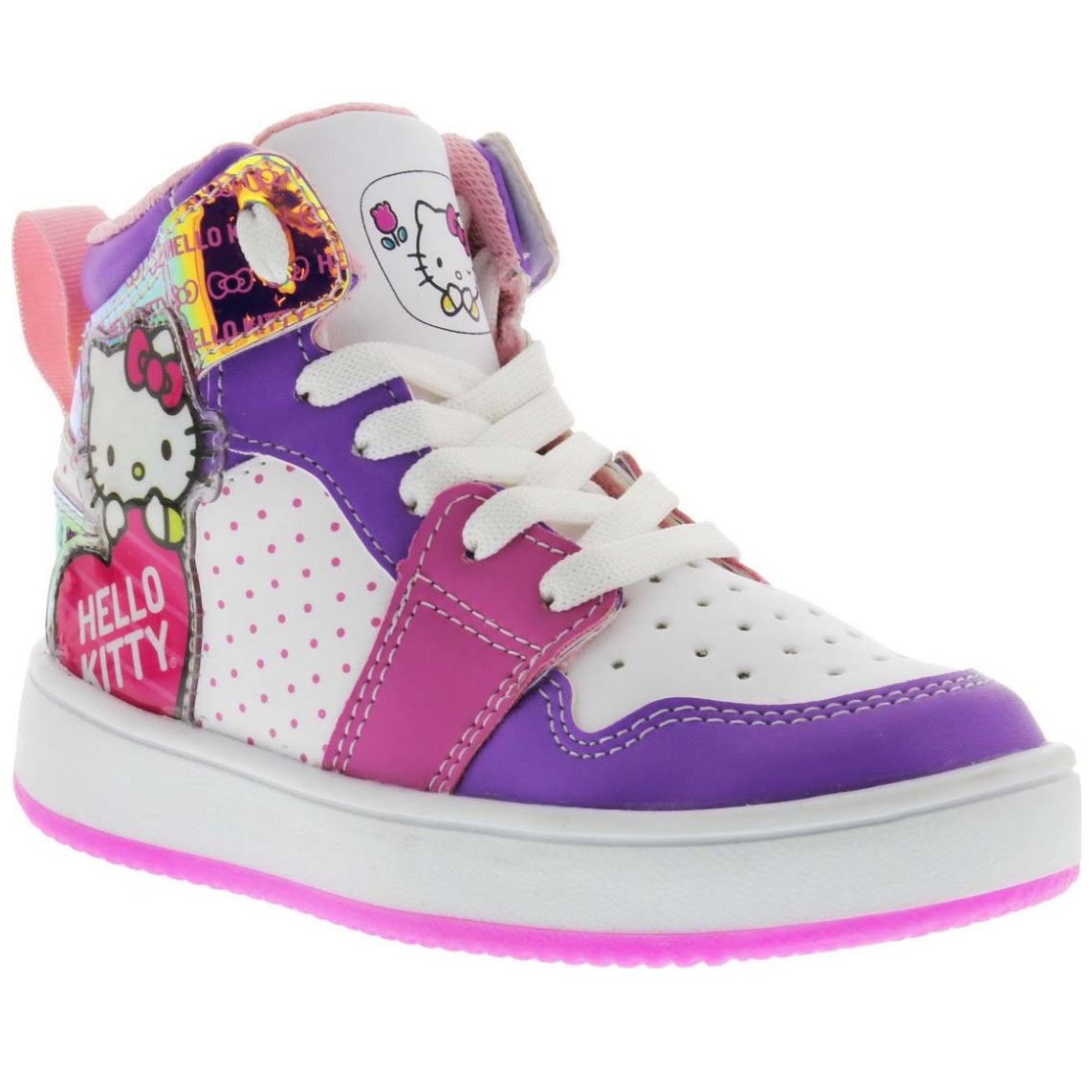 Tenis Bota para Ni a 15 19 Morado Hello Kitty