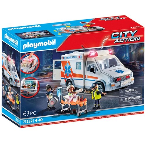 City Action Ambulancia Playmobil
