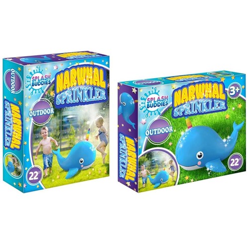 Inflable de Ballena con Lanzador de Agua Splash Buddies Life Works