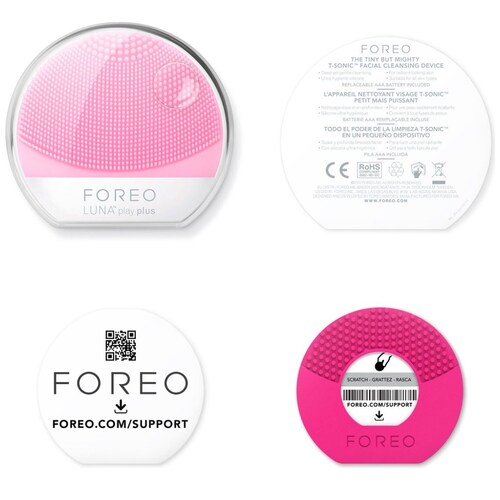 Limpiador Facial Foreo Luna Play Plus Pearl Pink