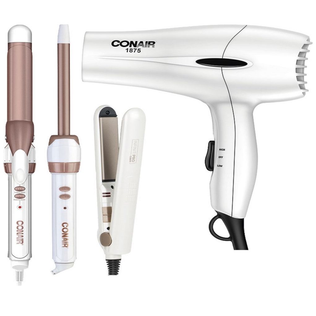 Combo Secador, Rizador, Ferro Y Alaciadora Conair