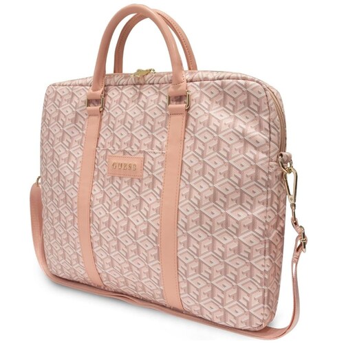 Maletín Portalaptop Guess 16" G Cube Rosa